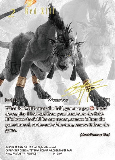 Red XIII (Noir Promo)