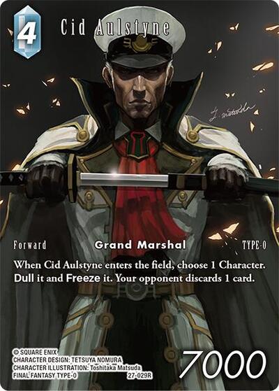 Cid Aulstyne (Full Art) - Journey of Discovery FF TCG spoiler