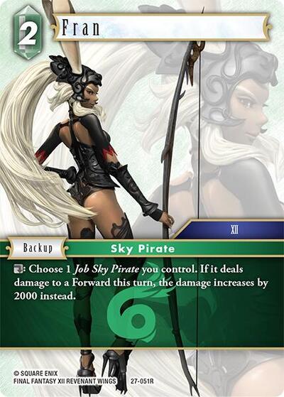 Fran - Journey of Discovery FF TCG spoiler