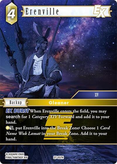 Erenville EX - Journey of Discovery FF TCG spoiler