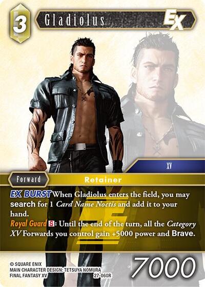Gladiolus EX - Journey of Discovery FF TCG spoiler