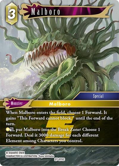 Malboro - Journey of Discovery FF TCG spoiler