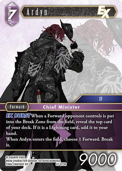 Ardyn EX - Journey of Discovery FF TCG spoiler