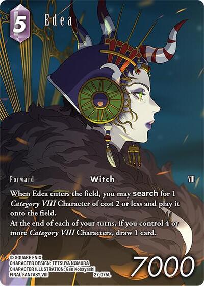 Edea (Full Art) - Journey of Discovery FF TCG spoiler