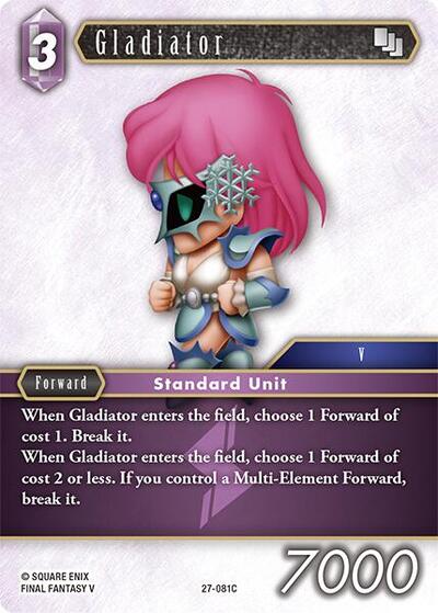 Gladiator (27-081C) - Journey of Discovery FF TCG spoiler