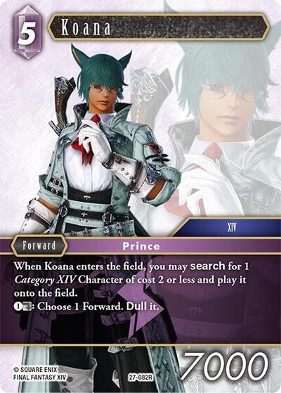 Koana - Journey of Discovery FF TCG spoiler