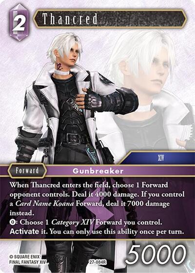 Thancred - Journey of Discovery FF TCG spoiler