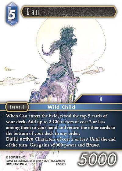 Gau - Journey of Discovery FF TCG spoiler