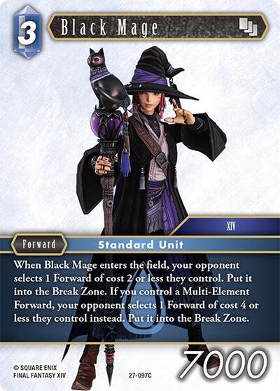 Black Mage - Journey of Discovery FF TCG spoiler