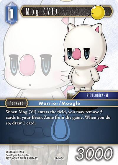 Mog (VI) - Journey of Discovery FF TCG spoiler
