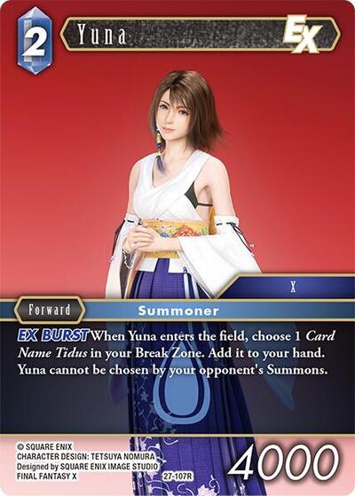 Yuna - Journey of Discovery FF TCG spoiler