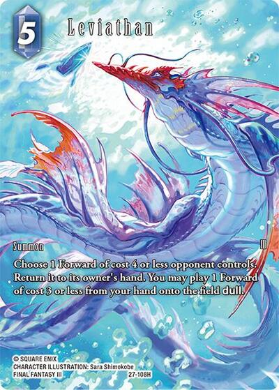 Leviathan (Full Art) - Journey of Discovery FF TCG spoiler