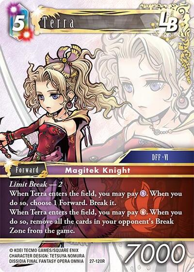 Terra LB - Journey of Discovery FF TCG spoiler