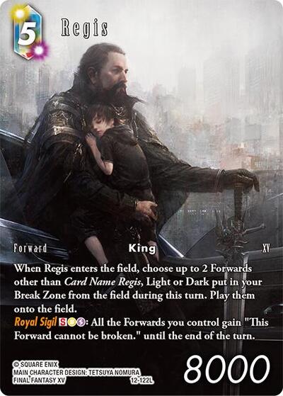 Regis (Full Art) - Journey of Discovery FF TCG spoiler