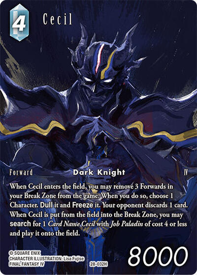 Cecil (Full Art) (032) - Dreamlike Oceans FF TCG spoiler