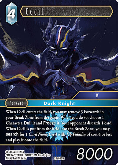 Cecil (032) - Dreamlike Oceans FF TCG spoiler