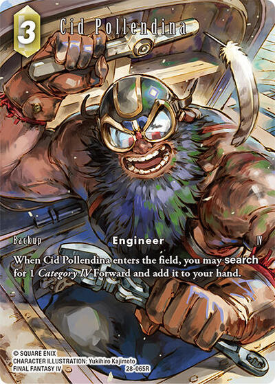 Cid Pollendina (Full Art) - Dreamlike Oceans FF TCG spoiler