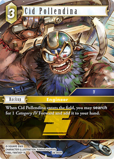 Cid Pollendina - Dreamlike Oceans FF TCG spoiler