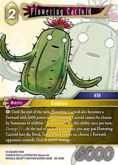 Flowering Cactoid - Dreamlike Oceans FF TCG spoiler