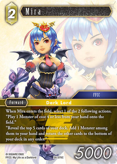 Mira - Dreamlike Oceans FF TCG spoiler