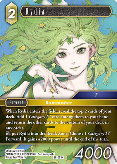 Rydia (073) - Dreamlike Oceans FF TCG spoiler