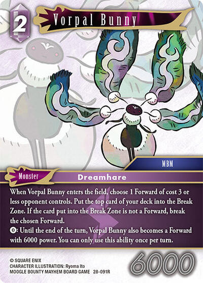 Vorpal Bunny - Dreamlike Oceans FF TCG spoiler