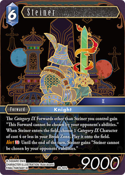 Steiner - Dreamlike Oceans FF TCG spoiler