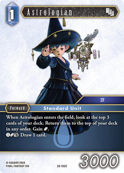 Astrologian - Dreamlike Oceans FF TCG spoiler