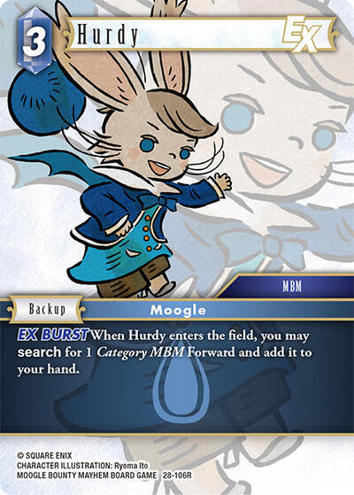 Hurdy EX - Dreamlike Oceans FF TCG spoiler