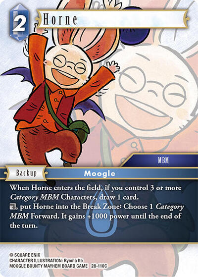 Horne - Dreamlike Oceans FF TCG spoiler