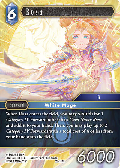 Rosa - Dreamlike Oceans FF TCG spoiler