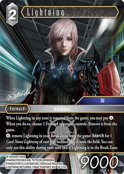 Lightning (115) - Dreamlike Oceans FF TCG spoiler