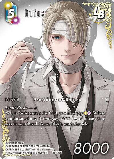Rufus (Full Art) - Dreamlike Oceans FF TCG spoiler