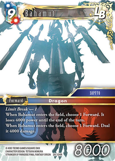 Bahamut - Dreamlike Oceans FF TCG spoiler