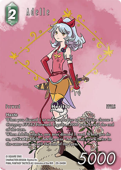 Adelle (Full Art) - Blissful Eternity FF TCG spoiler