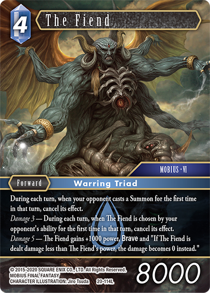 The Fiend - Gunslinger in the Abyss FF TCG spoiler