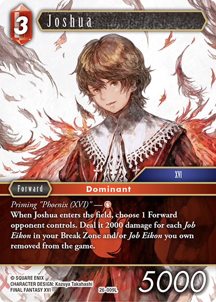 Joshua - Gunslinger in the Abyss FF TCG spoiler