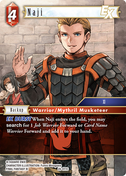 Naji - Gunslinger in the Abyss FF TCG spoiler