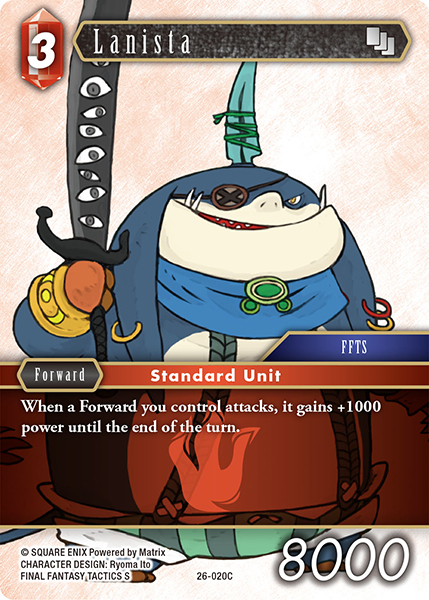 Lanista - Gunslinger in the Abyss FF TCG spoiler