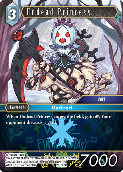 Undead Princess - Gunslinger in the Abyss FF TCG spoiler