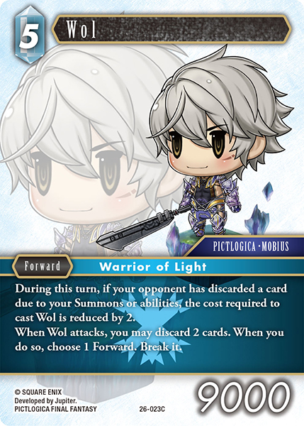 Wol - Gunslinger in the Abyss FF TCG spoiler