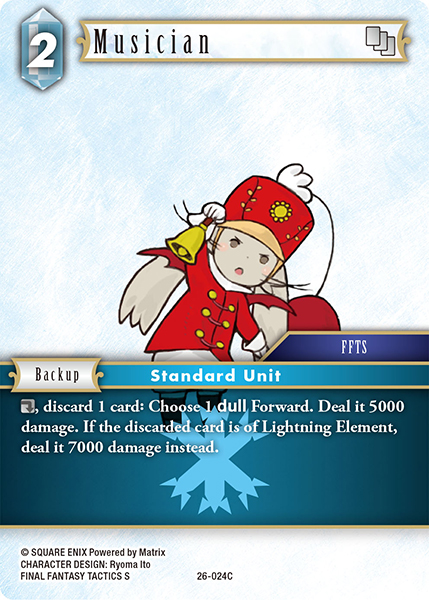 Musician - Gunslinger in the Abyss FF TCG spoiler
