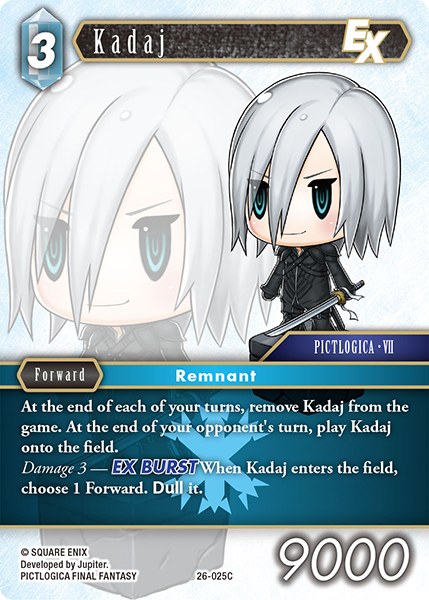 Kadaj - Gunslinger in the Abyss FF TCG spoiler