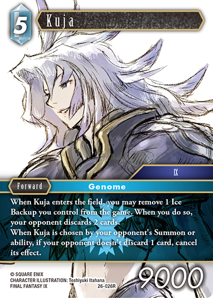 Kuja - Gunslinger in the Abyss FF TCG spoiler