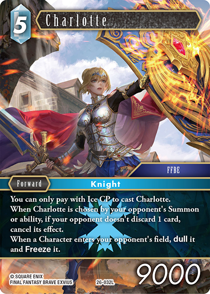 Charlotte - Gunslinger in the Abyss FF TCG spoiler