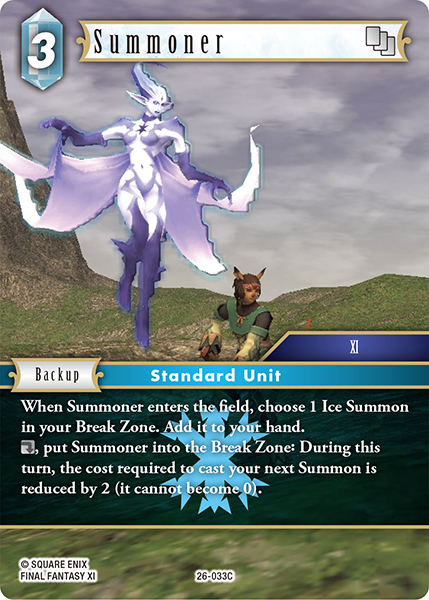 Summoner - Gunslinger in the Abyss FF TCG spoiler