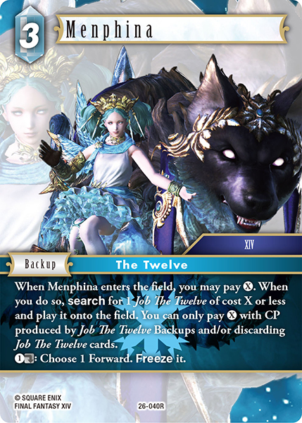 Menphina - Gunslinger in the Abyss FF TCG spoiler