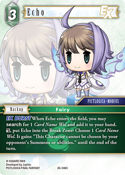 Echo - Gunslinger in the Abyss FF TCG spoiler