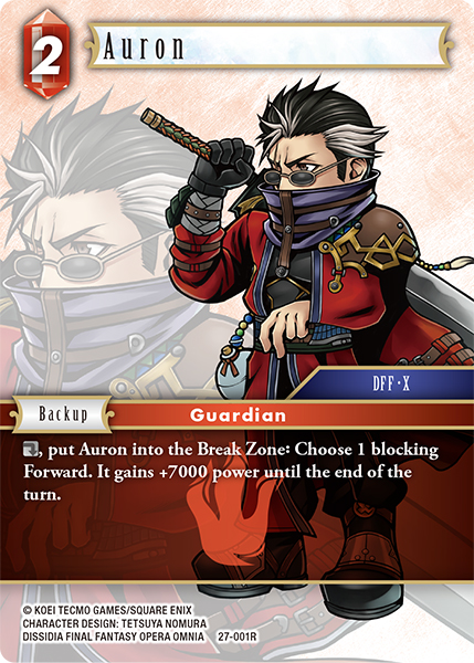 Auron - Journey of Discovery FF TCG spoiler
