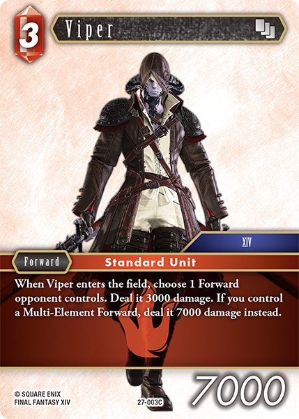 Viper - Journey of Discovery FF TCG spoiler